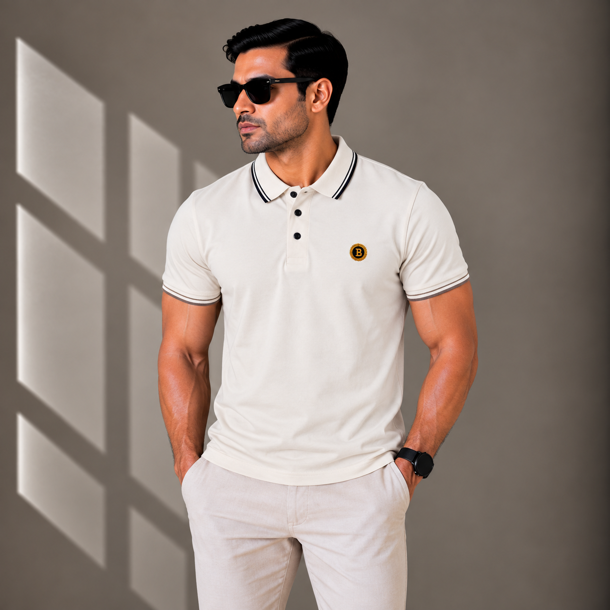 8 PCS Solid Polo T-Shirt Combo  thumbnail 2