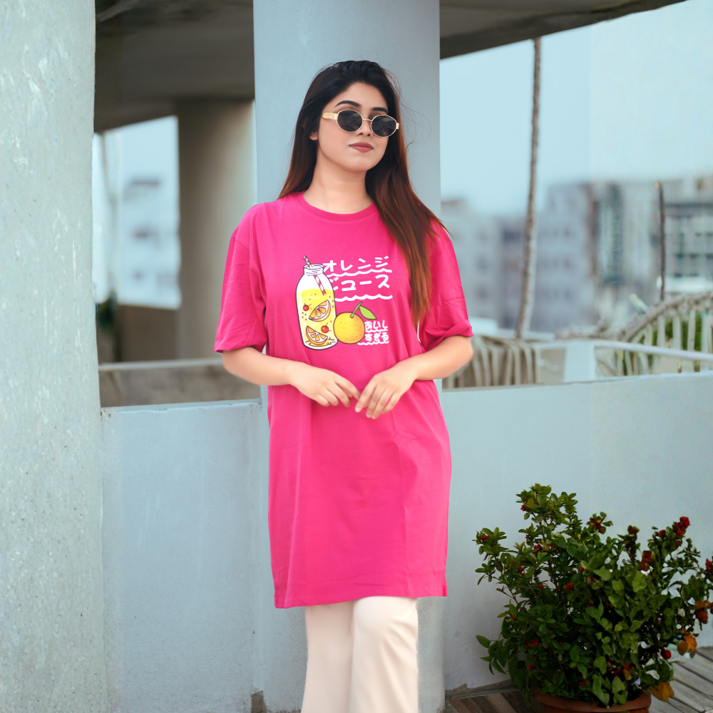 ৩ পিস লং টি-শার্ট কম্বো ৯৯৯ টাকা (Style-Orange Juice Megenta // Sunny Days Merun // Lemon Black)