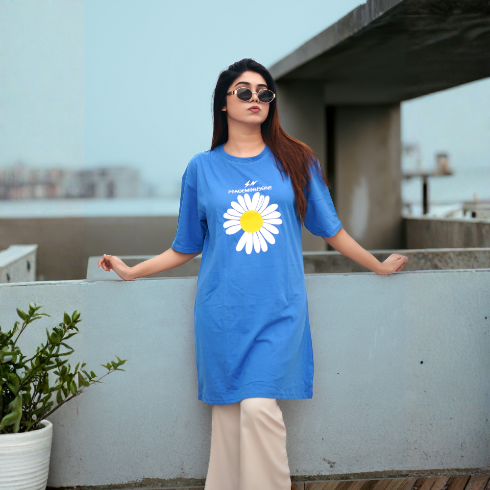 ৩ পিস লং টি-শার্ট কম্বো ৯৯৯ টাকা (Style-Flower Light Blue // Summer of youth Merun // Blue Berry White)