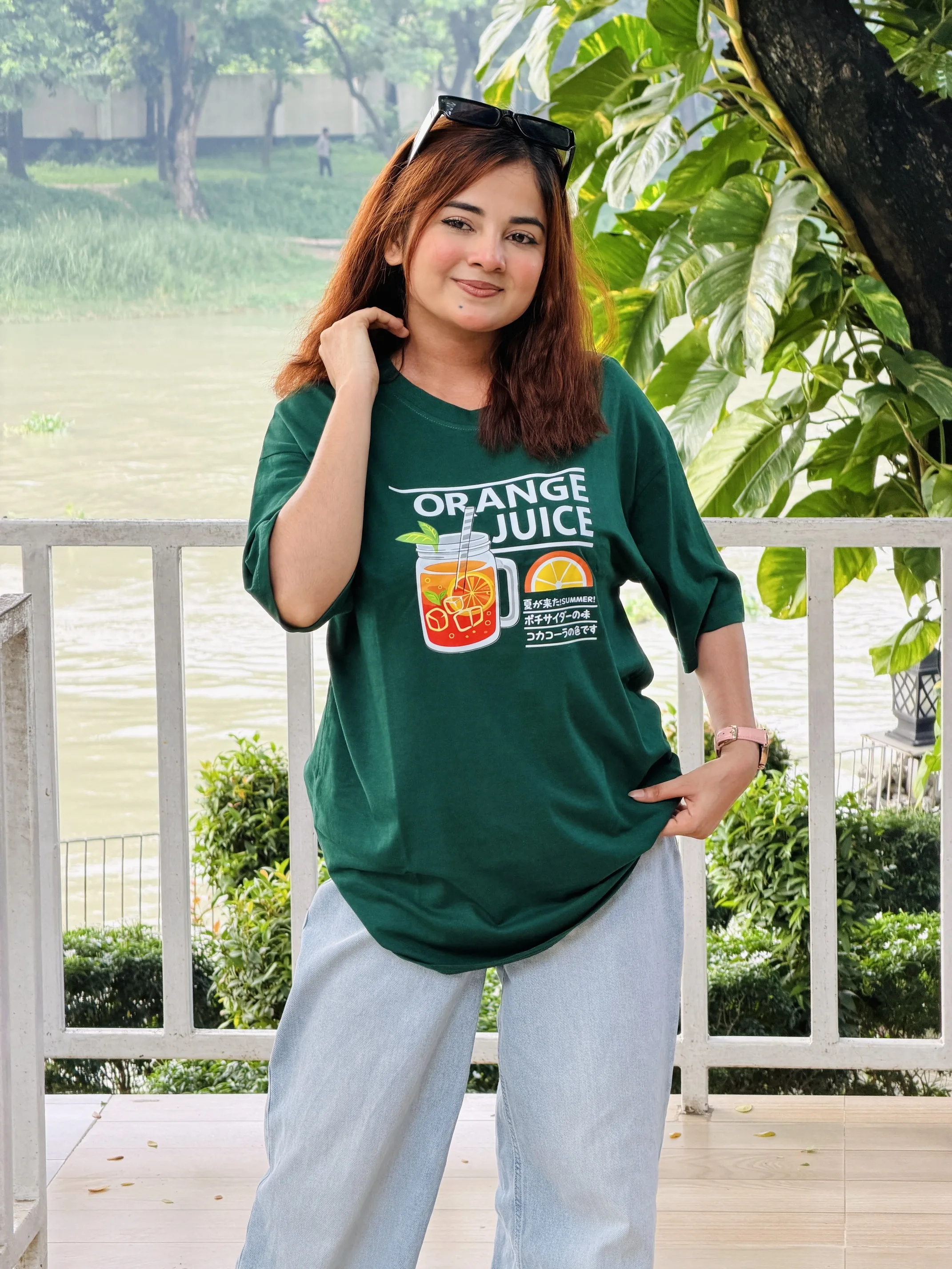 ৫ পিস টি-শার্ট কম্বো ৯৯৯ টাকা ( Orange Juice Green / Smile Pink / ICE Cream Red / Tulip Flower White / Adventure Cofy )